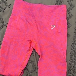 Gymshark  Pink Safari Leggings